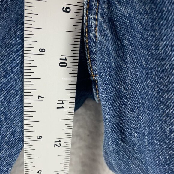 Levi's Wedgie Jeans Womens 28 Blue Denim Stretch Mid-Rise Skinny Button Fly 9698 - Picture 7 of 13